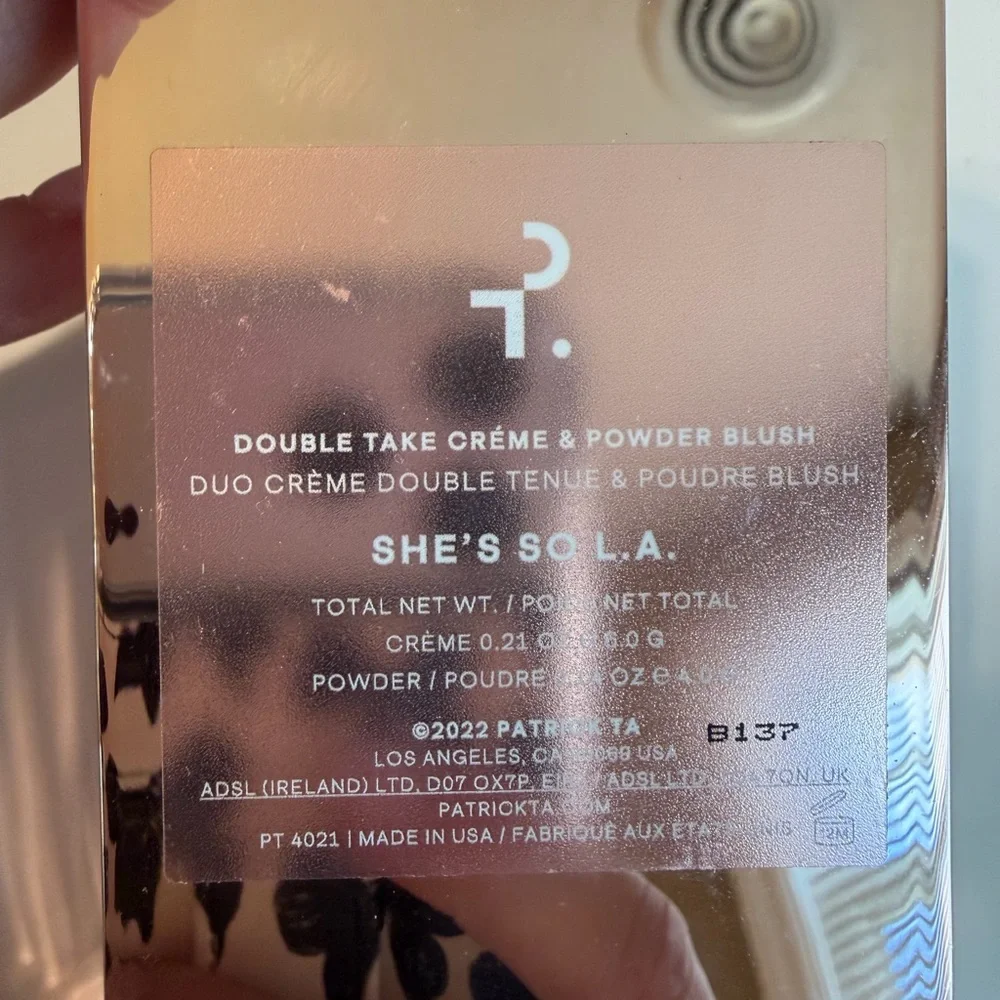 NEW‼️Patrick Ta Blush Duo-she's LA - Picture 2 of 2